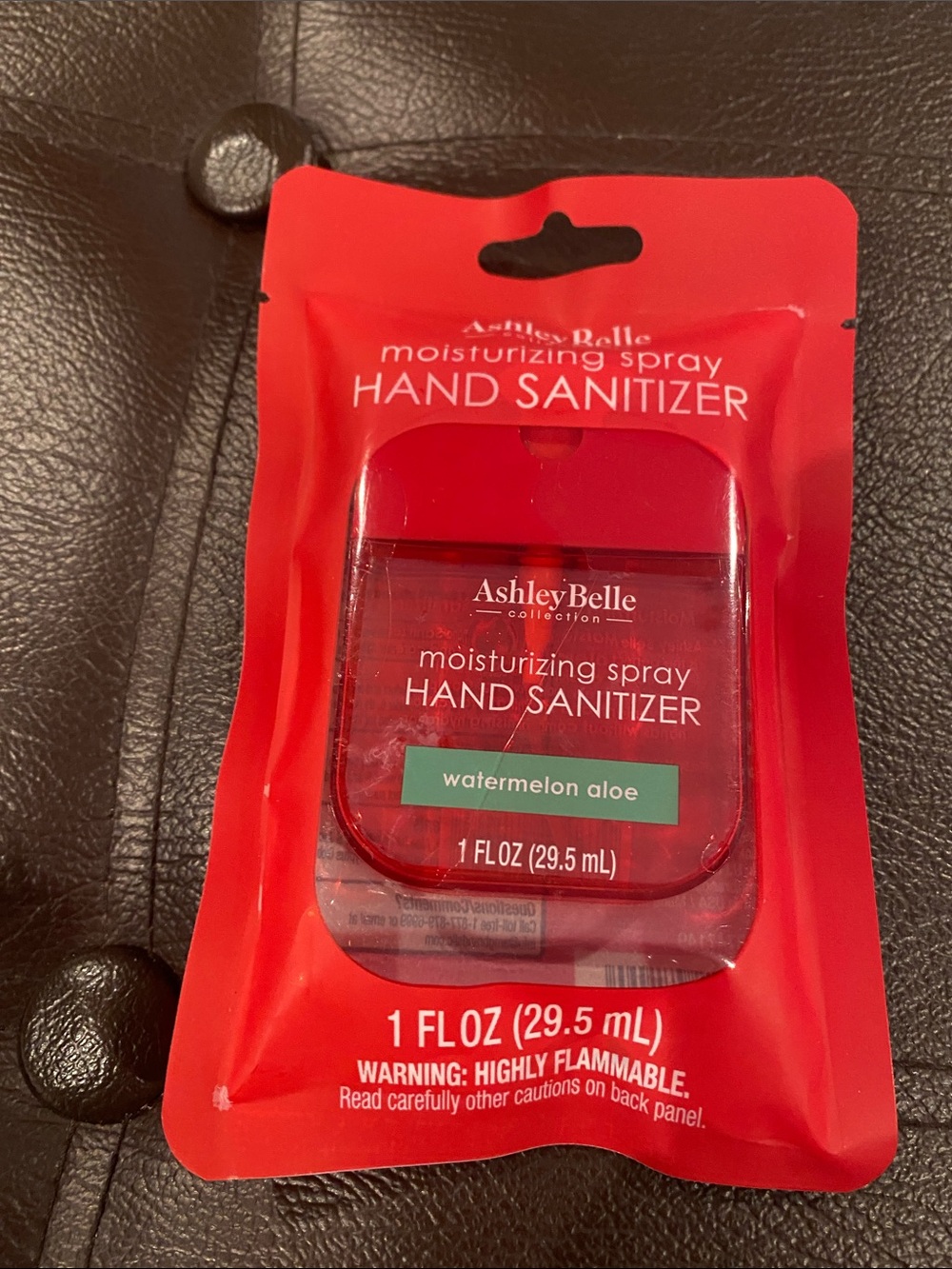🎉🎉 5/$15 Ashley Belle Moisturizing Spray Hand Sanitizer - Red (Watermelon Aloe)
